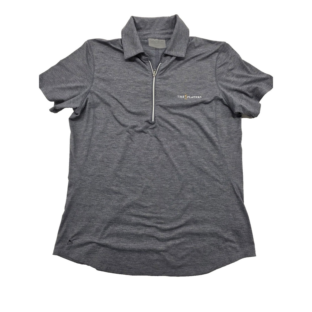 Ahead‎ Performance The Players Sawgrass 1/4 Zip Gray Ladies Shirt - S